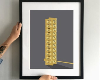 CANVAS The Big Short minimalist movie poster minimal