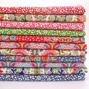 Tilda fabric package Pie in the Sky 11 fabric cuts cotton fabric patchwork fabric Fat Quarter Bundle Fat Eight Bundle