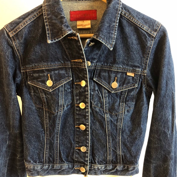 Vintage 90s FCUK Jeans Classic Jean Jacket Size Small French Connection UK 90s