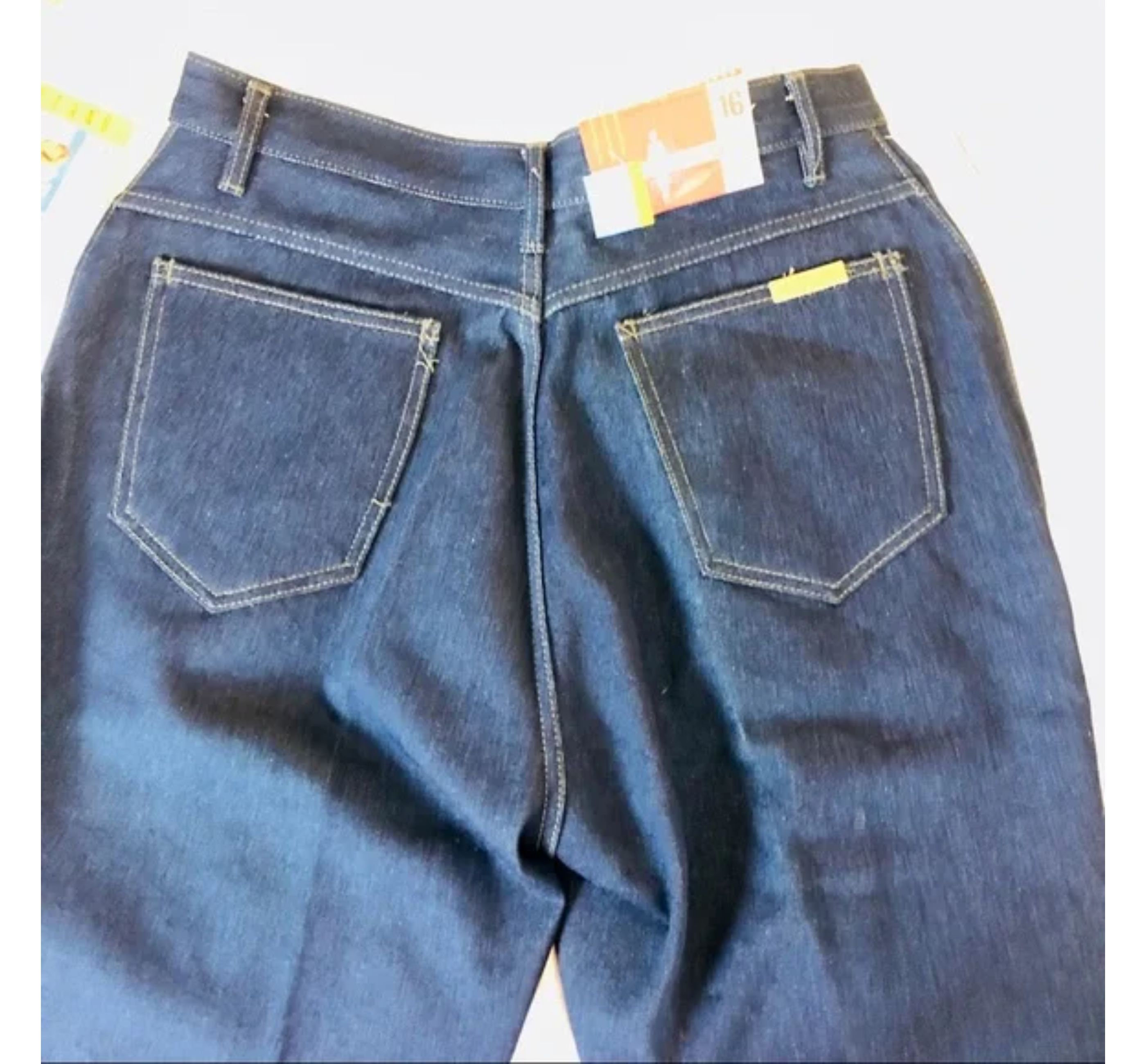 Vintage 1989 NWT P. S. Gitano Jeans 30x30 High Rise Dark Wash | Etsy