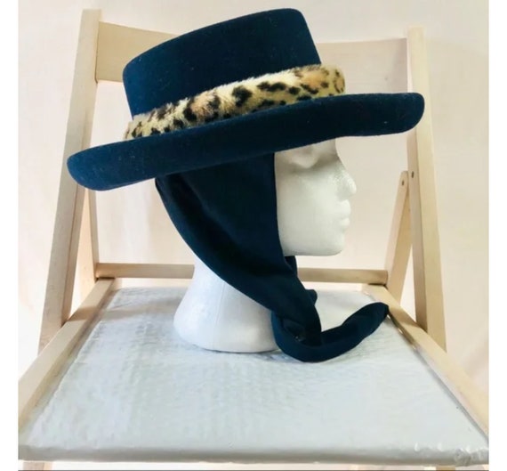 Vintage Bollman Hat Co Blue Wool Hat Doeskin Felt… - image 3