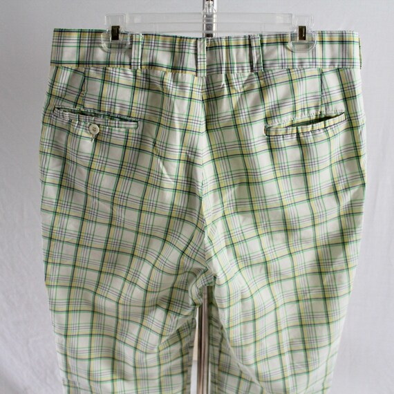 Vintage Men’s Summer Plaid Pants by Ah! Austin Hi… - image 7