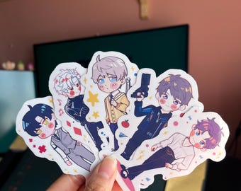LADS Xavier, Zayne, Rafayel, Sylus, Caleb Deepspace Stickers 3.3-3.5" Vinyl Sticker