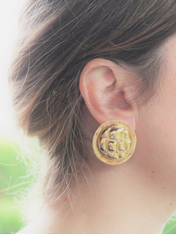 AGATHA PARIS – Vintage 80's Massive Runway Earrin