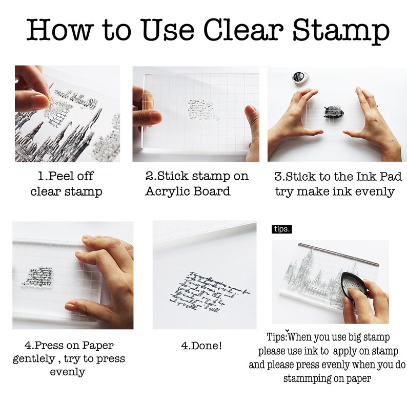Travel Stamps for Traveller/'s Notebook Journal Accessoriest,transparent clear stamp Calendar Stamp Rubber Stamps