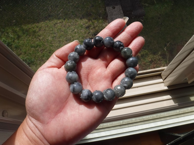 Natural Burmese Jade Carved Pomegranate Bead Bracelet Grade A Burma Jadeite Elastic Stretchable for Fertility and Generational Luck