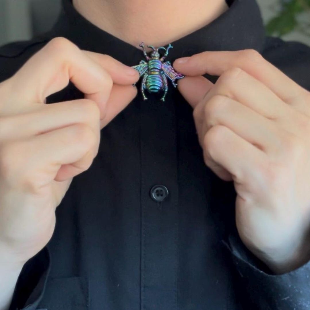 Rainbow Insect Pendant Button Covers - Etsy