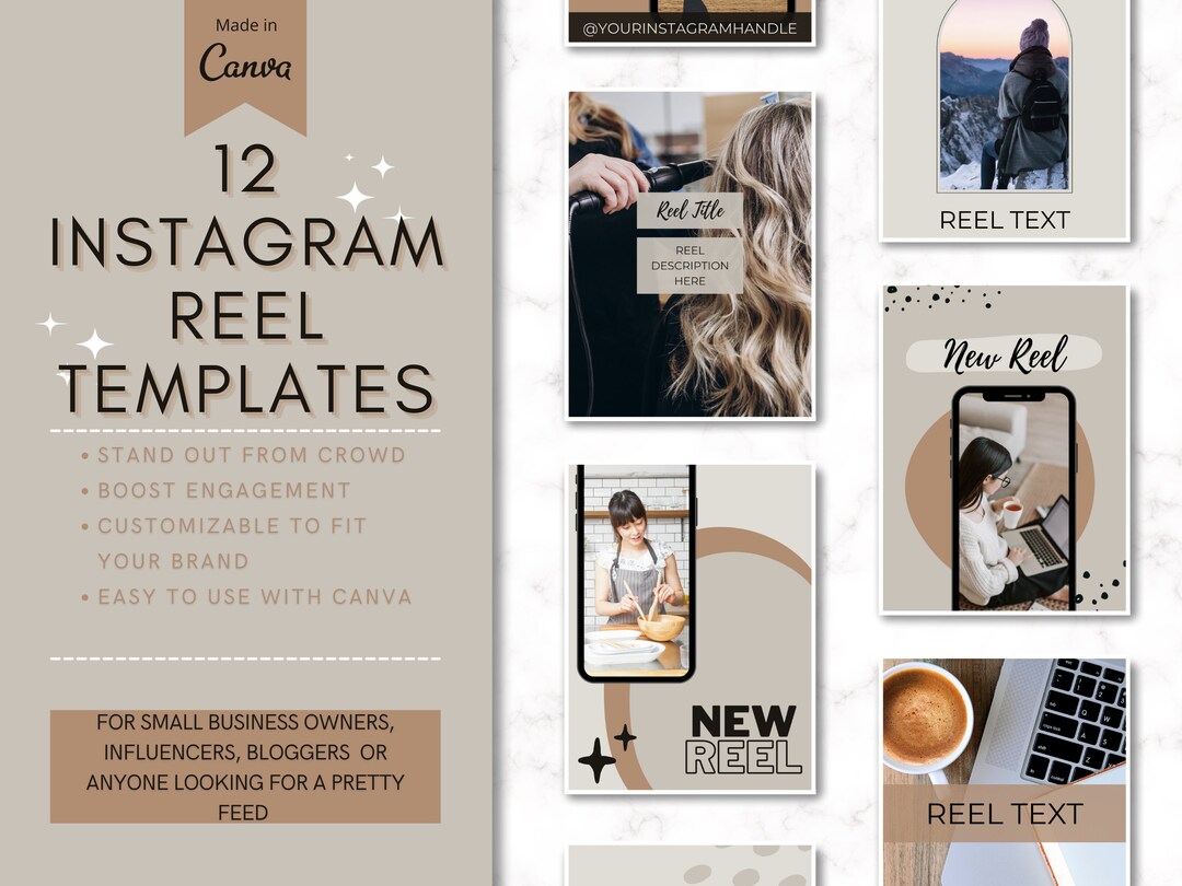 Instagram Reel Templates Instagram Reel Cover Photos - Etsy