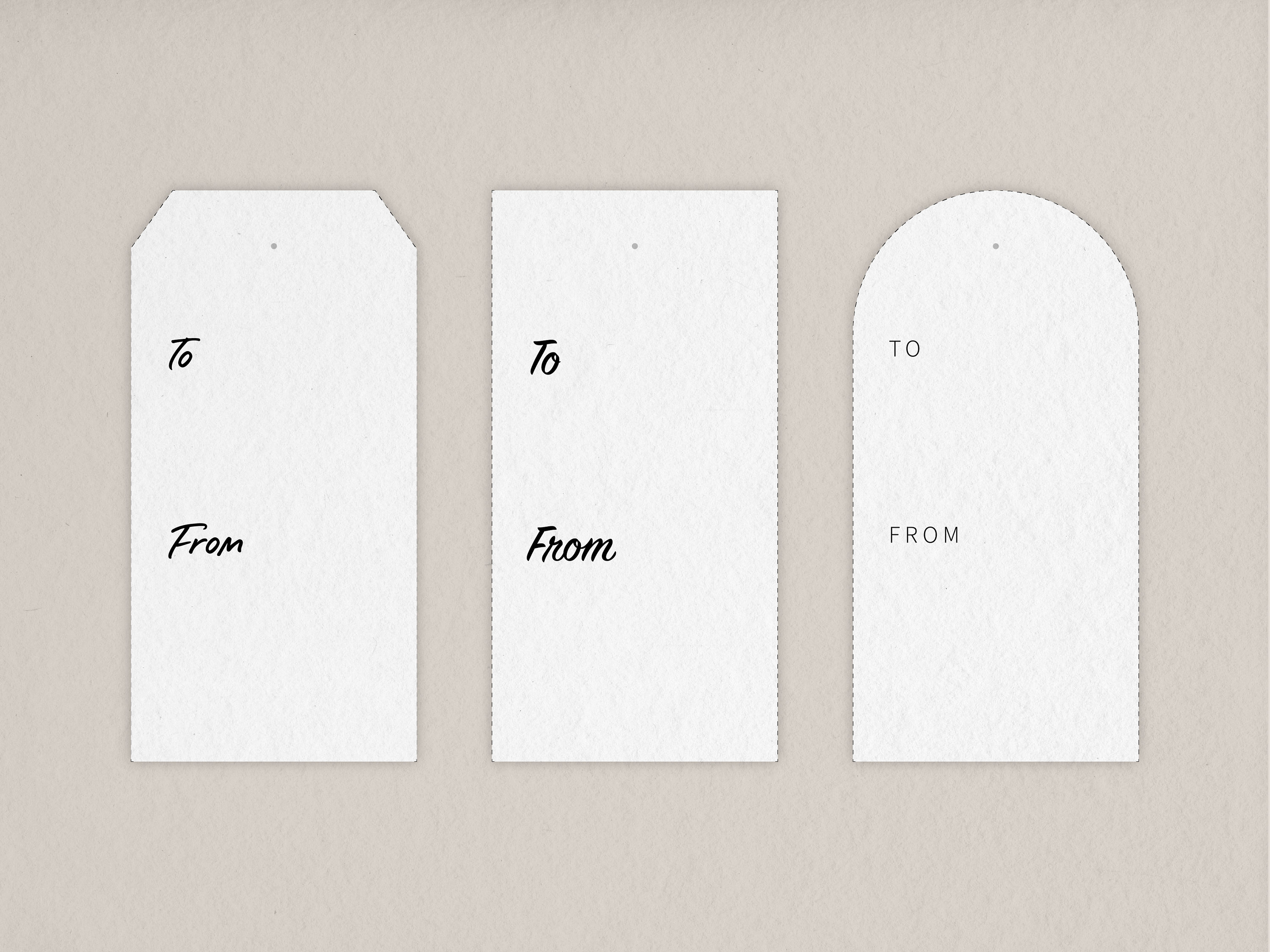 9 Printable Gift Tag Stencils — Digital Download Perfect for the ...