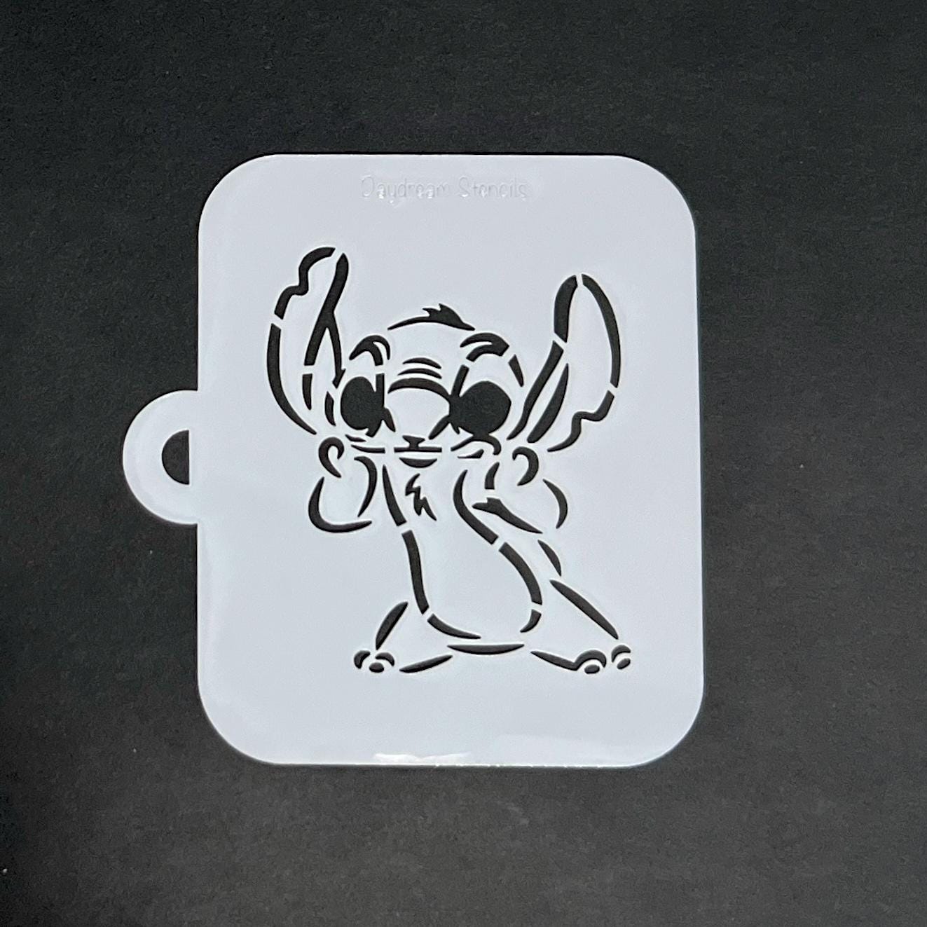 Silly Blue Alien Stencil | Durable 7 Mil Mylar for Face Painters ...