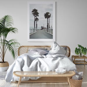 Fine Art Oceanside Pier Print - Vintage California Print Out West Poster Vintage Coastal Wall Decor Summer Beach Art By Jessica Joy