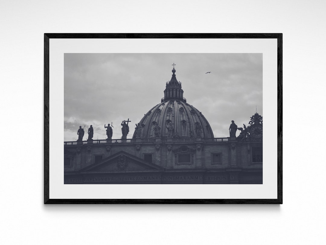 The Vatican Photography Print Black & White Europe Wall Art Italy Fine ...