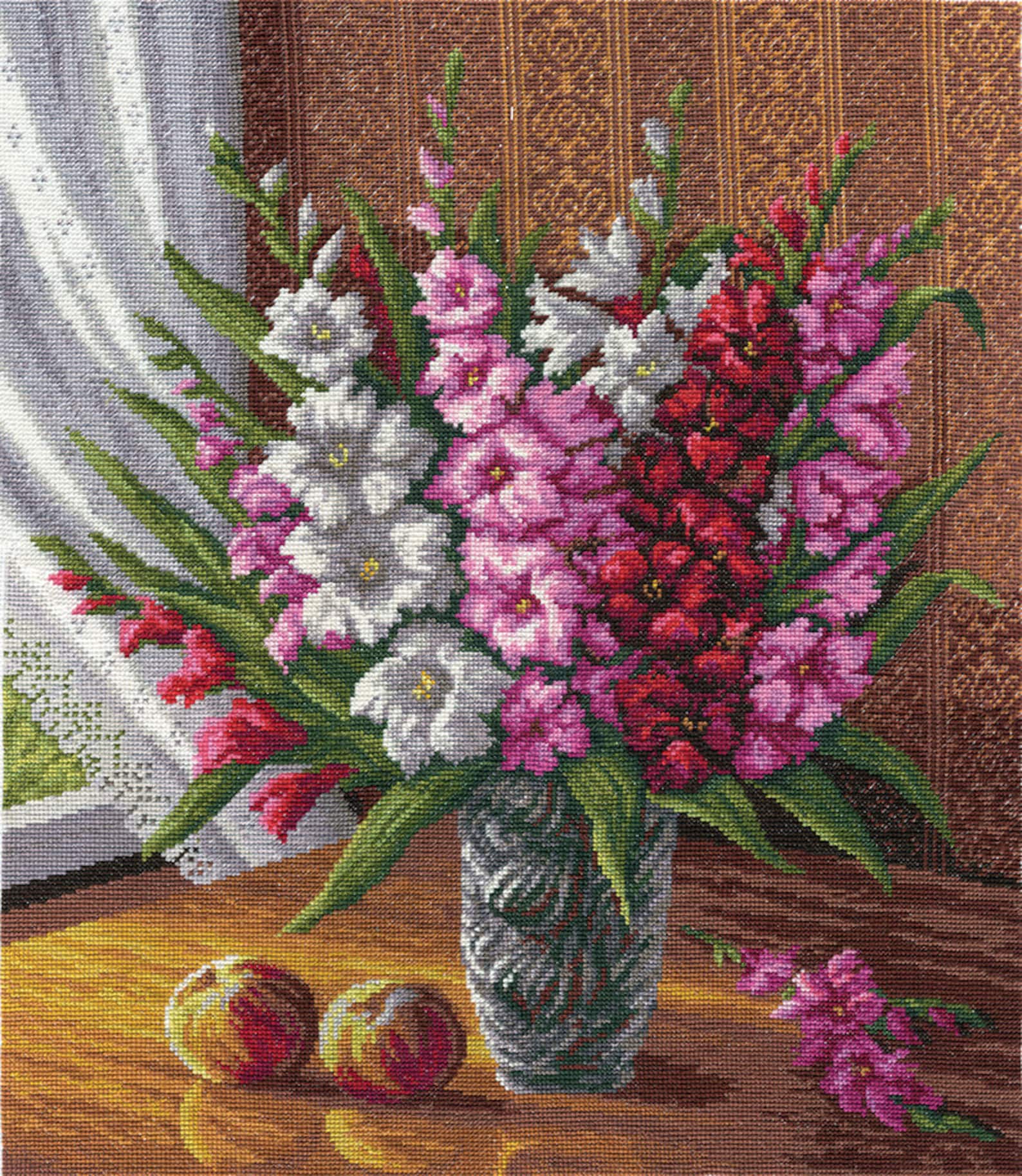 Схемы гладиолусов. Panna ц-1174 букет гладиолусов. Панна букет гладиолусов. Золотое Руно ЛЦ-067 букет гладиолусов. Вышивка крестом гладиолусы золотое Руно.