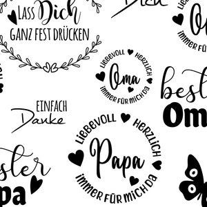 Plotterdatei Vatertag Papatag Familie svg Datei Laserdatei Muttertag Geschenkidee zum Lasern oder Plotten Vatertag Mama Papa Oma Opa svg
