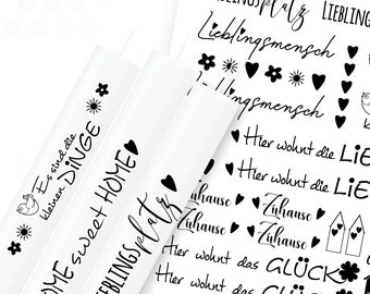Home Family Candle tattoo PDF template/candle foil/candle stickers/candle design/candle waterslide film
