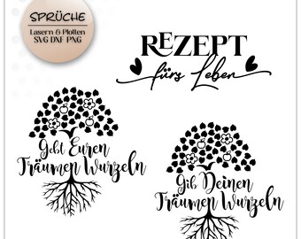 Baum des Lebens svg Plotterdatei Taufe Laserdatei Hochzeit Kommunion Konfirmation Firmung Geldgeschenk Gravur Lasergravur