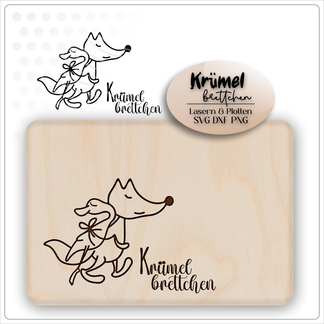Crumbling Svg Here is a Crumbling SVG File of a Fox With a Goose - a Laser-cutting ...