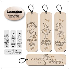 Laserdatei Taufe Gastgeschenk Lesezeichen, Plotterdatei Lesezeichen, svg Datei Lesezeichen kleiner Schutzengel Engel Beschützer
