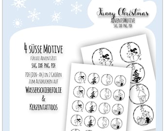 File laser file plotter corona dell'Avvento Avvento corona pupazzo di neve in formato SVG casa in formato SVG Natale in formato SVG albero di Natale in formato SVG file laser ghirlanda