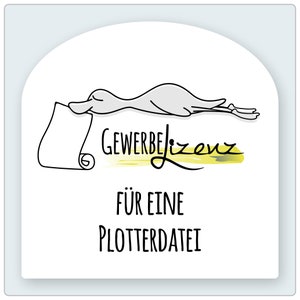 Commerciële licentie voor een plotterbestand