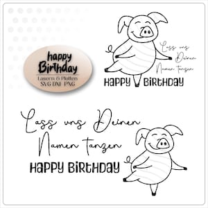 File plotter buon compleanno file in formato SVG modello plotter compleanno modello laser compleanno file compleanno dxf png