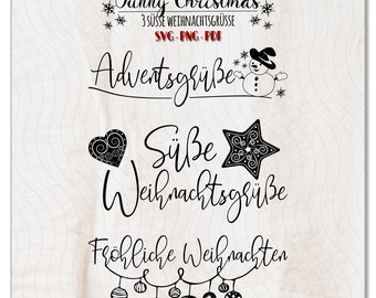 Plotter file Christmas bundle waterslide decal candles Christmas
