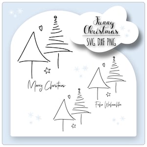 Plotter file Christmas tree Lineart svg Christmas tree Christmas tree file for laser Christmas svg