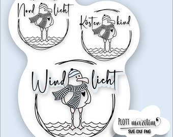 nautical svg seagull svg lasercut files nautical template seagull