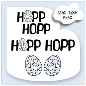 Modèle de traceur Pâques - fichier de tracé Oeuf de Pâques - fichiers traceur Oeufs de Pâques - fichier laser Oeufs de Pâques - oeufs de Pâques svg - oeufs de Pâques dxf - cricut joy svg
