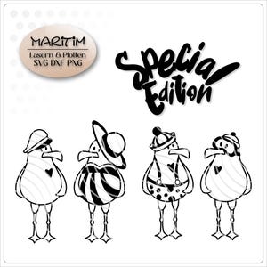 Fichier de traceur graphique vectoriel mouette sublimation svg dxf png bundle nautique modèle mouette svg fichiers de découpe laser fichier maritime mouette Rubons