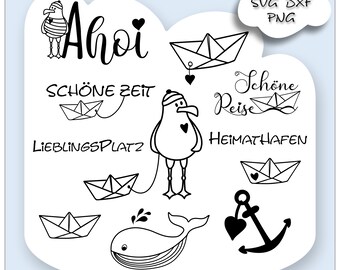 svg file seagull - plotter file seagull - maritime svg file - welcome to the north svg - seagull digistamp - graphic seagull svg