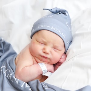 Decke set Personalisierte Baby Benutzerdefinierte Name SET für Neugeborene Baby, Gender Neutral Neugeborene Baby Foto Requisite, Baby Junge oder Mädchen Geschenk