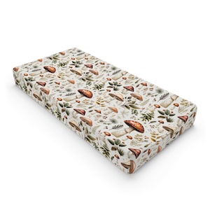 Woodland mushroom forest theme Baby Changing Pad Cover | Babyshower gift | Gender Neutral nursery
