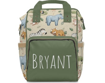 Animal Kingdom safari diaper bag, baby boy Multifunctional Diaper Backpack, mothers bag or kids backpack