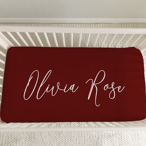 Crib Fitted Sheet, Personalized crib sheet, Custom Crib Sheet, Name Crib Sheet, Toddler, Mini Crib Sheet With Name, Fitted Crib Sheet