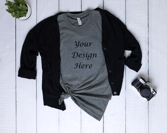 Download Bella Canvas Digital Tee Shirt Mockup Packaging Mockups Templates PSD Mockup Templates