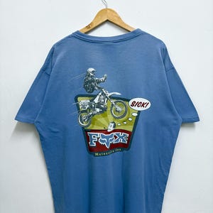 Vintage 90&#39;s Fox Factory Racing Motocross &quot; Sick ! &quot; / Streetwear / Rare / T-Shirt
