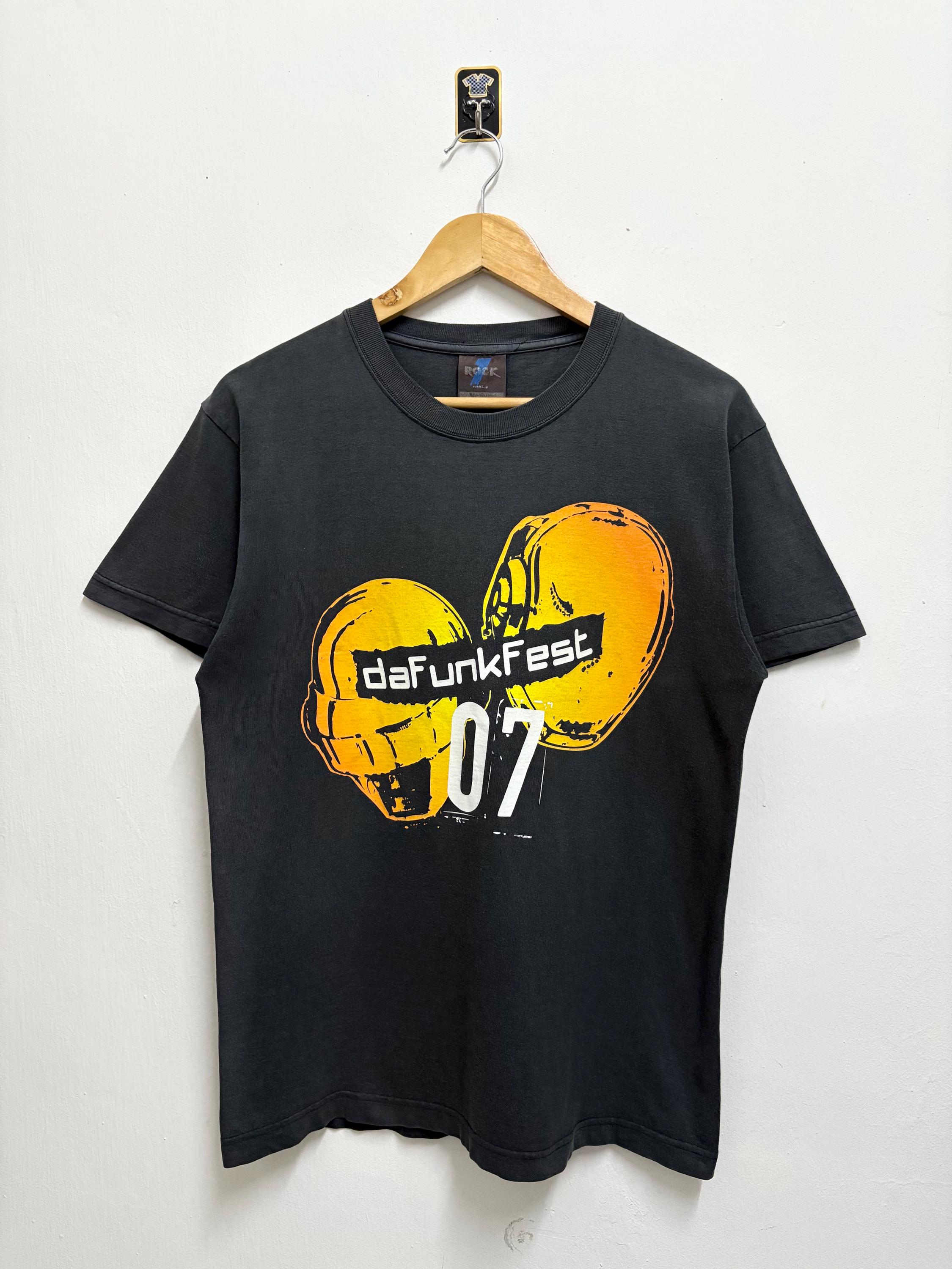 【DaftPank[ダフトパンク]】DA FUNK FEST.07 Tシャツ 2000's Daftpunk Da Funk Fest 07 Japan Tour / Electronic