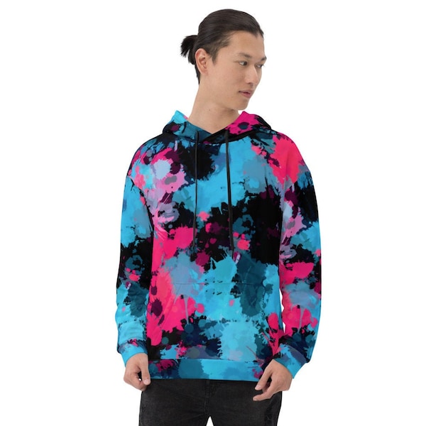 Paint Splatter Hoodie Etsy