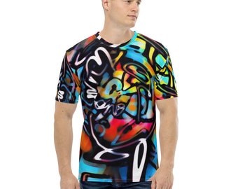 Streetart Chaos Colorful Graffiti Unisex T-shirt