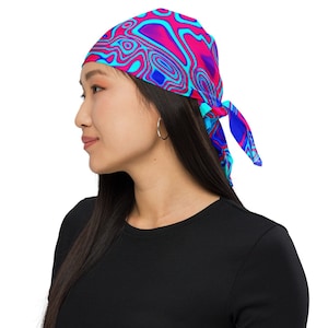 Psychedelic Liquid Plasma Rave Bandana