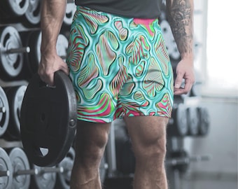 Pantalones cortos hipnóticos de slime con entrepierna de 16 cm (6,3") - Protección UPF50+