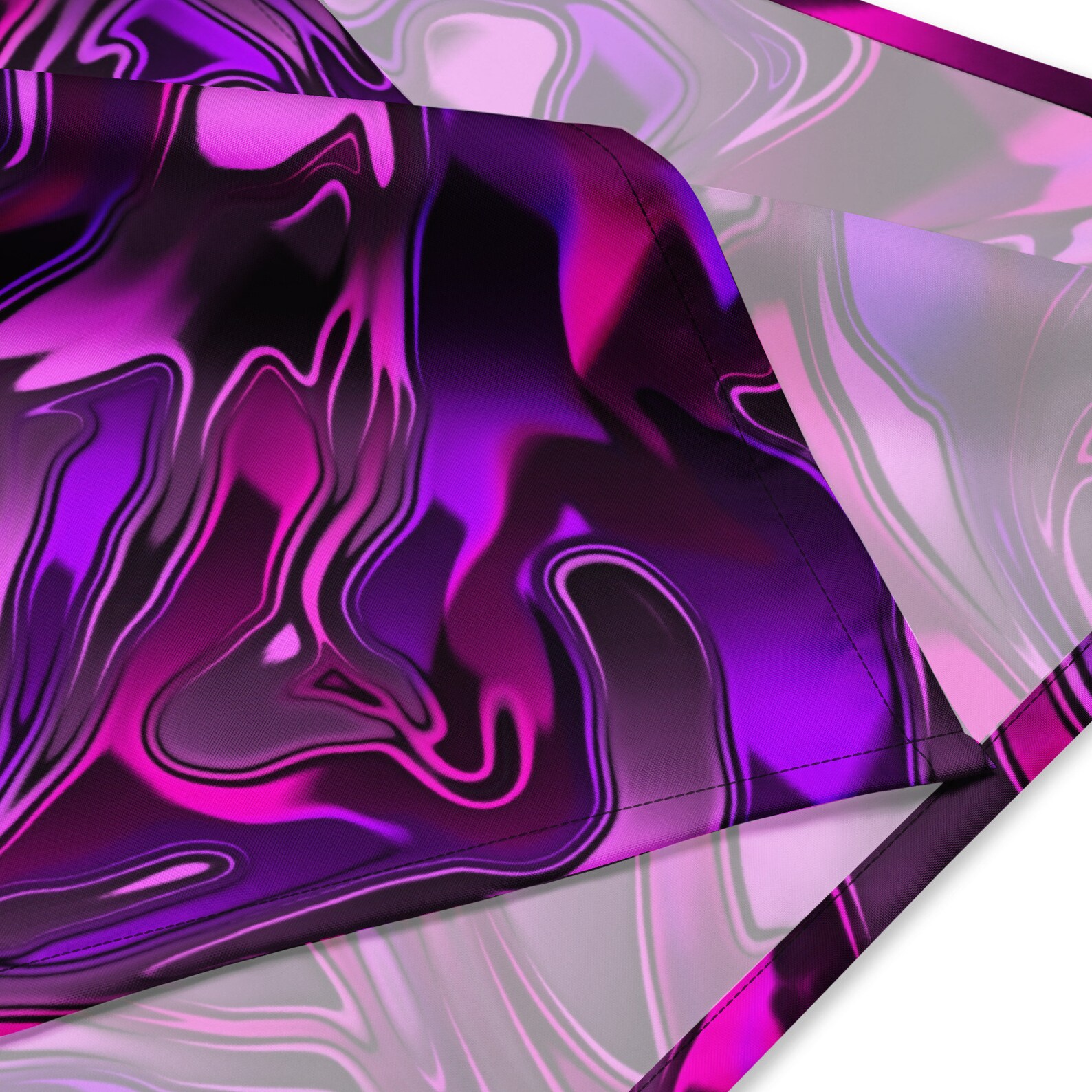 Pink and Purple Chromatic Melt Rave Bandana - Etsy