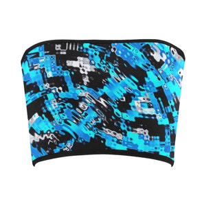 SALE Aqua Rave Bandeau Top