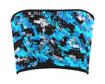 SALE Aqua Rave Bandeau Top