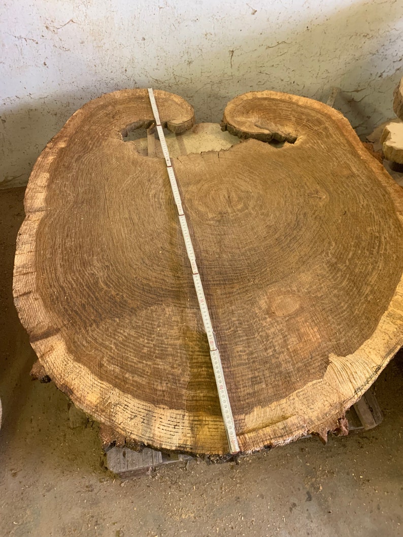 Tree slice Table top beech tuber approx. 120 x 2 cm oak Etsy
