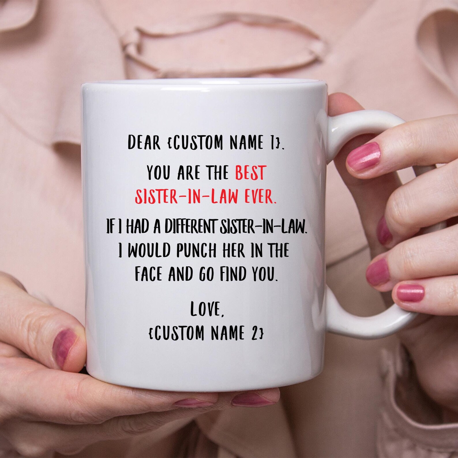 Personalized Gifts for SisterInLaw Custom Name Gift for Etsy