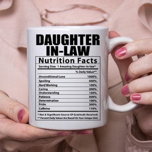 Funny Granddaughter Gifts Nutritional Facts White Coffee Mug 11oz