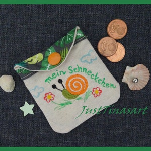 Täschchen mini klein 7 x 7,5 cm für Schmuck, Geldgeschenk, Geschenktäschchen