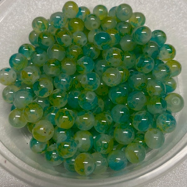 10MM Glass Bead 50 Count